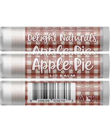 Apple Pie Lip Balm Set of Three | Nourishing & Deliciously Scented | Shop Internationally - Buy Online on GoSupps.com