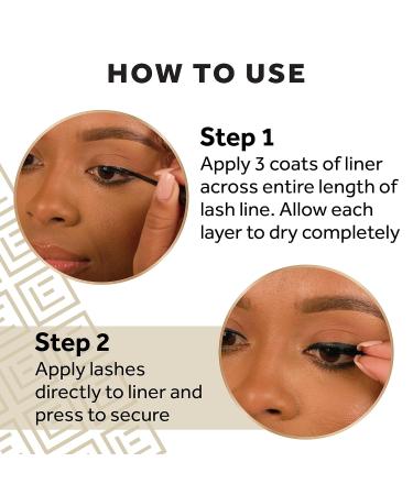 Eylure PROMAGNETIC Eyeliner & Lash Kit | Faux Mink Natural Eyelashes in Black - International Shipping Available - Buy Online on GoSupps.com