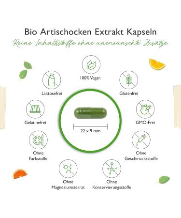 Organic Artichoke Extract 240 Capsules | 1800mg Daily Dose | 20:1 Ratio | Vegan & Certified Organic Quality | High-Dose Supplement - Buy Online on GoSupps.com