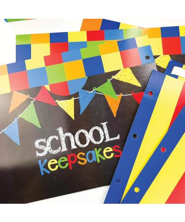 School Memory Scrapbook (3 Sets) Refill Extra Pockets and Photo Pages Kits for Class Keeper  Memory Keepsake Book for Girls Extra Pockets and Photo Pages Kits Pastel for Girls (3 Pocket+Photo Pg Kit) - Buy Online on GoSupps.com