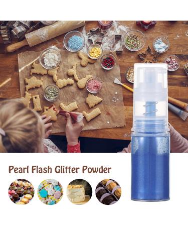 Edible Glitter Spray - Food Grade Sparkling Dust - Food Coloring Glitter - Edible Glitter For Decorating Cakes Cupcakes Cake Pops Blue - Buy Online on GoSupps.com