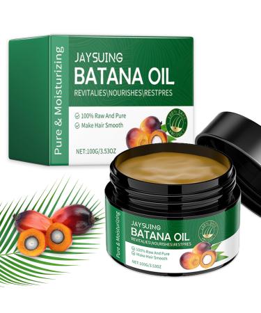 100% Raw Batana Oil for Hair Growth Natural Pure Dr Sebi Organic Batana Hair Oil from Honduras Unrefined Batana Oil for Prevent Hair Loss Restore Dry Damanged Hair Moisturize Scalp 3.53 oz