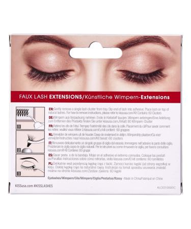 Kiss Lash Couture Faux Lash Extensions Short/Medium (Pack of 3) - Enhance Your Lashes with Natural Volume - Buy Online on GoSupps.com
