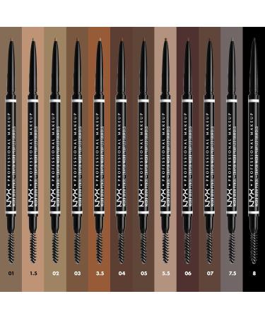 NYX Professional Makeup Micro Brow Pencil - Auburn | Vegan Eyebrow Pencil & Brush | International Shipping - Buy Online on GoSupps.com