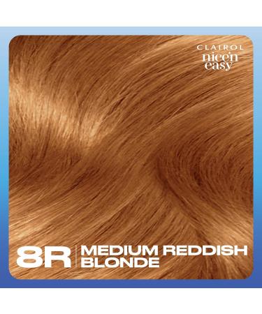 Clairol Nice'n Easy Permanent Hair Dye - 8R Medium Reddish Blonde Hair Color - 6.26 Fl Oz - Pack of 3 - Buy Online on GoSupps.com