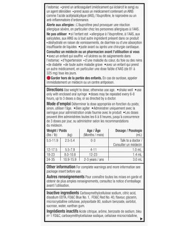 Advil Pediatric Drops Fever and Pain Reliever for Infants Grape Flavour 24 mL 24 ml (Pack of 1) Grape - Buy Online on GoSupps.com