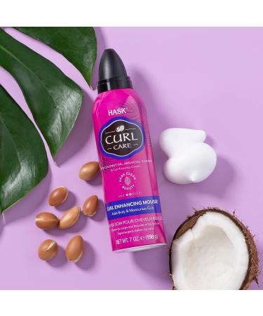 HASK CURL CARE Enhancing Mousse Bundle - Vegan & Cruelty-Free Formula | Color-Safe, Gluten-Free, Sulfate & Paraben-Free - Buy Online on GoSupps.com