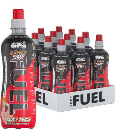 Applied Nutrition BodyFuel Electrolyte Water - BCAAs & Vitamins for Fast Hydration (Paddy Punch) - 12 x 500ml - Buy Online on GoSupps.com