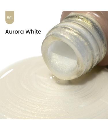 MAYCHAO 15ML Pearl Gel Nail Polish - Pearlescent Mermaid Shimmer for Nail Art & Manicure | Soak Off UV LED Curing - 0.5 OZ - Buy Online on GoSupps.com