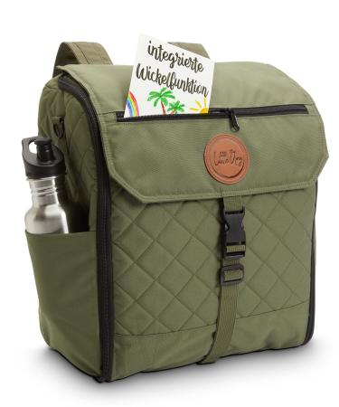 Little AMY diaper backpack with integrated diaper function diaper pad diaper bag baby backpack with extra large capacity multifunctional water -repellent with stroller attachment - Buy Online on GoSupps.com