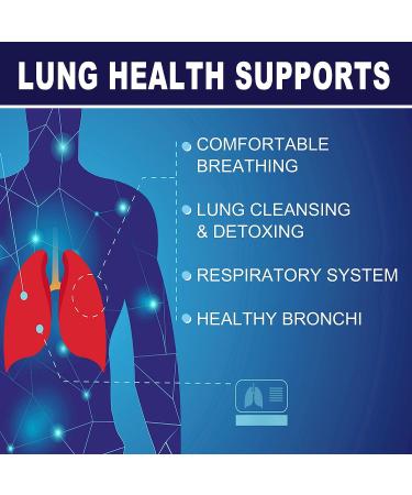 Royavita Lung Cleanse - 7 Natural Ingredients - Non-GMO - Made in USA | Support for Viral Infection, Smoking, COPD, Asthma & Pollution - Buy Online on GoSupps.com