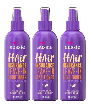 Aussie Hair Insurance Leave-In Conditioner with Jojoba Oil & Sea Kelp | 8 fl oz - Buy Online on GoSupps.com