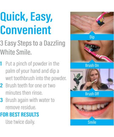 Smile Science Harley Street Professional Activated Charcoal Teeth Whitening Powder - Buy Online on GoSupps.com