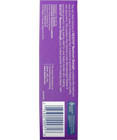Desitin Maximum Strength Baby Diaper Rash Cream - 40% Zinc Oxide Treatment & Prevention - 4 oz - Buy Online on GoSupps.com
