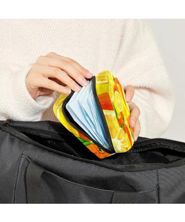 Buy Anna Cowper Yellow Lemon Bandage Storage Bag | Portable Menstrual Cup & Tampon Holder for Women & Teens - Multicolored 1 Piece - Buy Online on GoSupps.com