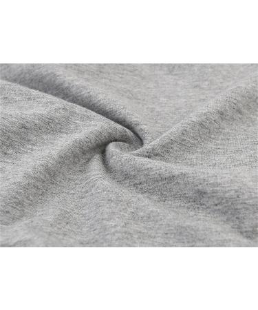 ZUMIY Maternity Top Women's Cotton Round Neck Ruched Cami Shirt - Black+Grey 2-Pack | Size L - Buy Online on GoSupps.com