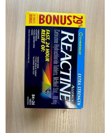 Reactine Extra Strength Tablets - Buy Online on GoSupps.com
