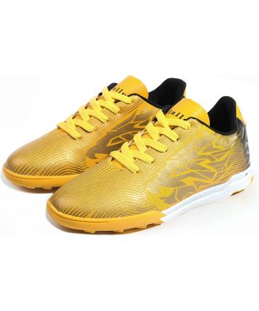 Sainilei Children Soccer Shoes - Boys FG/AG Outdoor Football Shoes & Men's TF Professional Training Shoes 30 EU S2325TF GOLD - Buy Online on GoSupps.com