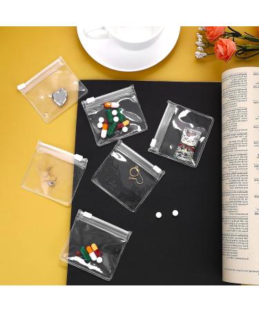 Buy Cobee Pill Pouch Bags - 12pcs Reusable Zippered Pill Organizer for Vitamins & Medications | Portable Daily Travel Storage - Buy Online on GoSupps.com
