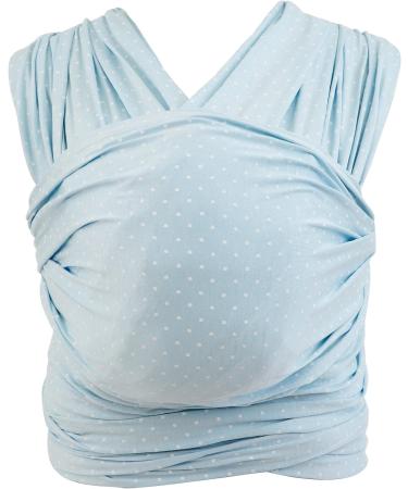 Ergobaby Baby Wrap Carrier - Baby Blue Sling | Breathable & Stretchy | 100% Viscose | Newborn to Toddler (Up to 11kg) | Unisex - Buy Online on GoSupps.com