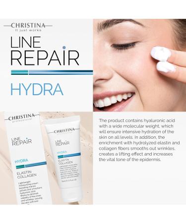 Line Repair Hydra Elastin Collagen Serum for Normal Skin - 60ml | Anti-Aging Moisturizer | International Shipping Available - Buy Online on GoSupps.com