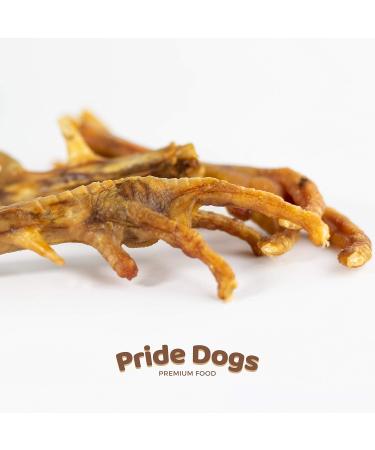 Premium Chicken Feet for Dogs 500g | 100% German Chicken | Grain-Free Kausnack - Pridedogs - Buy Online on GoSupps.com