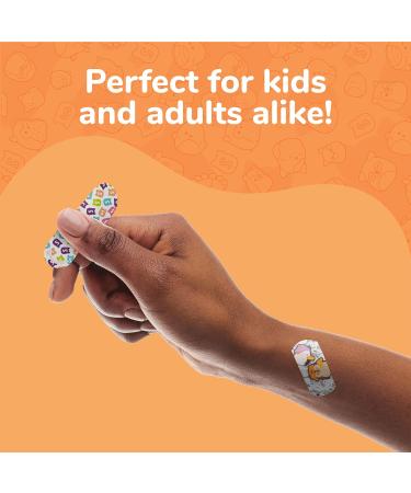 Squishmallow Bandage Kit - Cute Latex-Free Bandaids for Kids & Infants Assorted Pack with Travel Tin - 100CT - Buy Online on GoSupps.com