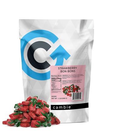Arcor Strawberry Bon Bons by Cambie | 2 lbs Individually Wrapped Hard Candy from Argentina - Buy Online on GoSupps.com