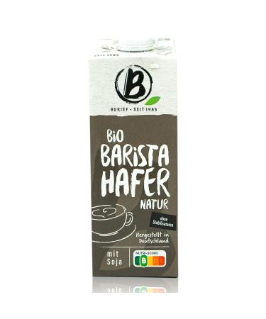 Buy Berief Organic Oat Drink Barista - 10 Pack (1L) | 100% Plant-Based for Frothing Coffee Shakes & Smoothies - International Shipping Available - Buy Online on GoSupps.com