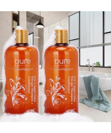 Rachelle Parker Parker Apple Cider Vinegar 2 in 1 Shampoo and Conditioner for Damaged Hair. 26.5 Fl Oz Pack Of 2 - Buy Online on GoSupps.com