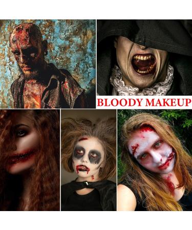 Scar Wax SFX Makeup Kit - Coagulated Blood Gel Spatula & Sponge for Halloween Special Effects | Perfect for Cosplay Stage & Festival Makeup - Buy Online on GoSupps.com