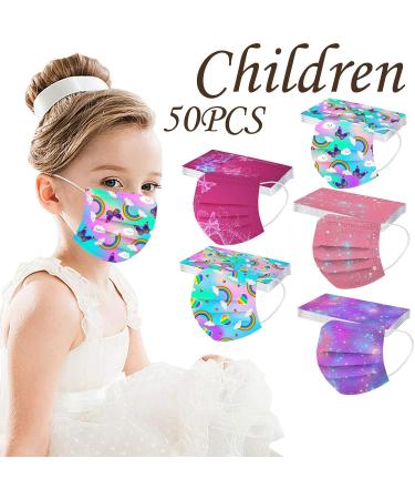 Buy NcQifei 50-Count Children s Disposable 3-Layer Face Masks - Cute Cartoon Designs | Breathable Mouth Protection for Boys & Girls - Buy Online on GoSupps.com