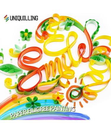Uniquilling Quilling Paper Quilling Kit for Adults  8*10-inch Smile  Exquisite Handmade for Beginner DIY Craft Painting Kits Tools  Home Room Wall Art Decor Best Gifts(Basic) Smile Basic - Buy Online on GoSupps.com