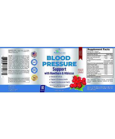 YUMMYVITE Blood Pressure Support Supplement with Hawthorn & Hibiscus - 90 Capsules | Promotes Circulatory Health & Blood Pressure Wellness - Buy Online on GoSupps.com