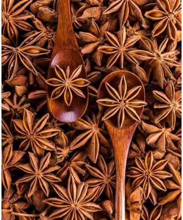 Kamelur 500g whole organic star anise - finely spiced and high quality organic star anise without additives - in a plastic bag - Buy Online on GoSupps.com