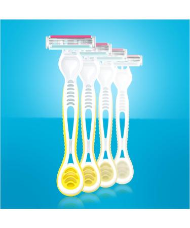 Buy Gillette Simply Venus 3 Plus Disposable Razors for Women - 4 Pack | International Shipping Available - Buy Online on GoSupps.com