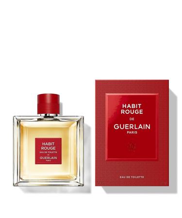 Guerlain Habit Rouge For Men Eau De Toilette Spray 5 Ounce 5 Fl Oz (Pack of 1) - Buy Online on GoSupps.com