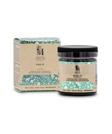Master Formulae Nail It Anti Fungal Cream | Natural Toenail Fungus Treatment with Tea Tree Essential Oil | Athletes Foot | Itching and Irritation 100 mL Liquid Herbal Tincture