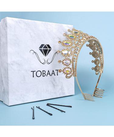 Princess Crystal Tiara Crown with Comb - Queen Rhinestone Headband for Women - Wedding & Party Hair Accessories - Buy Online on GoSupps.com
