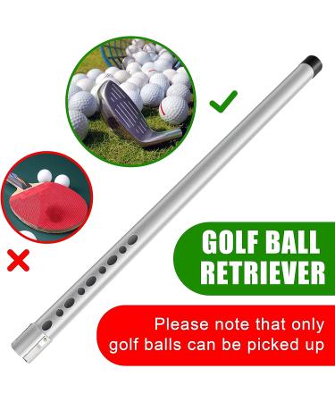 Golf Ball Retriever - Professional 39 Inch Aluminum Shag Tube with Sucker Tool - Buy Online on GoSupps.com