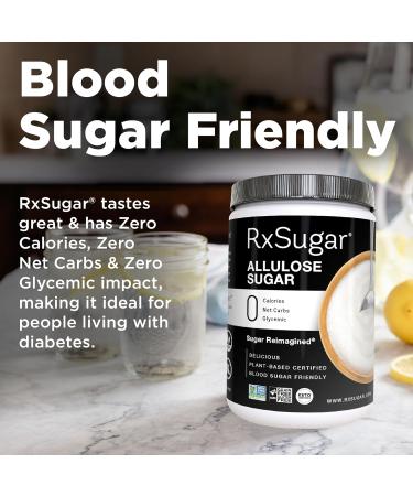 RxSugar Plant-Based Crystal Sugar 16oz | 0 Calorie, 0 Net Carbs | Keto & Diabetes-Safe, Non-GMO, Gluten-Free - Buy Online on GoSupps.com