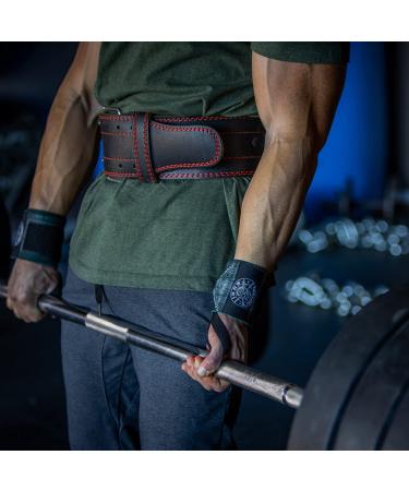 Iron Infidel Weightlifting Wrist Wraps - Extra Stiff 24 Heavy Duty Support for Gym & Crossfit - Ideal for Powerlifting & Olympic Lifts - Buy Online on GoSupps.com