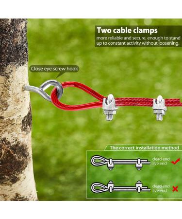 Durable Dog Running Line 30.5m | Ideal for Large & Small Dogs - Heavy-Duty 3m Runner Cable for Garden & Outdoor Use - Buy Online on GoSupps.com