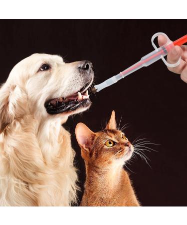 Nuanchu 2 Pieces Pet Pill Plunger Popper for Small Cats Dogs Pill Gun Dispenser Shooter Pet Piller Soft Tip Tablet Syringe Pusher Animal Medicine Feeder for Feeding Accessories (Red Green) - Buy Online on GoSupps.com