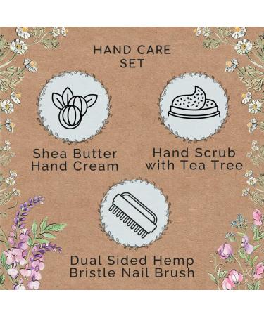 Heathcote & Ivory In the Garden Hand Care Gardener Gift Set | 140ml Hand Cream 120ml Hand Scrub & Nail Brush | Enriched With Essential Oils | Cruelty Free & Vegan Friendly 476 g (Pack of 1) Gardener Gift Set - Buy Online on GoSupps.com