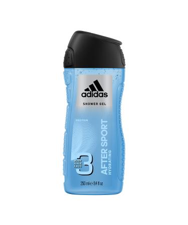 Adidas Men 3-in-1 Shower Gel Body Hair Face After Sport 250 ml