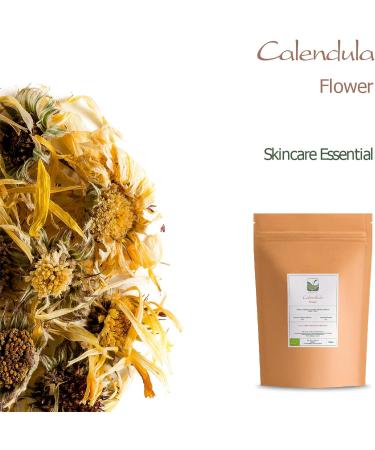 Calendula Marigold Petal Flower - 100g Whole Petals - Pack of 1 - Buy Online on GoSupps.com