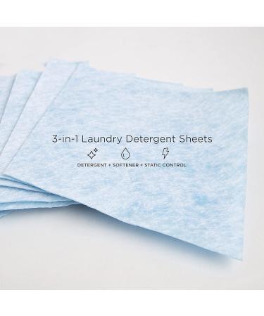 10 Ct All-in-One Laundry Sheets - Scented Detergent Fabric Softener & Stain Fighter - Travel-Friendly Soap Sheets - Buy Online on GoSupps.com