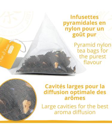  Khla Khla - Organic Soir White Tea - Pack of 80 Pyramid Infuser Sachets - Pai Mu Tan & Licorice Mix - Fine & Rare Organic - Asian Tea Evening & Night - China Origin - Herbal Tea & Infusion - Buy Online on GoSupps.com