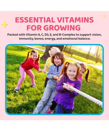 Kids Magnesium Gummies - Magnesium Glycinate Supplement Gummies with L-Theanine, Chamomile & Multivitamins for Sleep, Calm & Focus - Strawberry Banana Center-Filled Gummies 60 ct Strawberry & Banana 60 Count (Pack of 1) - Buy Online on GoSupps.com